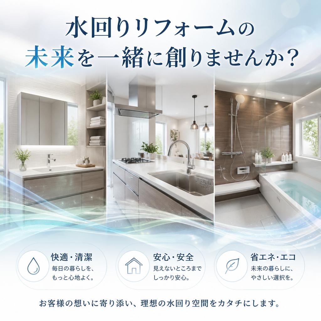 水回りリフォームの未来を一緒に創りませんか？