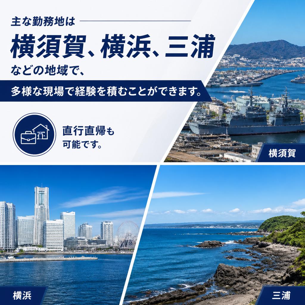 勤務エリアについて